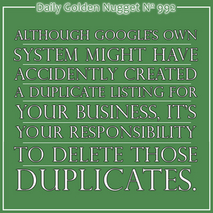 How-To Delete a Duplicate Google Places for Business 9258-daily-golden-nugget-992 How-To Delete a Duplicate Google Places for Business 9258-daily-golden-nugget-992