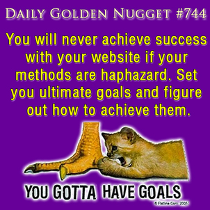 Setting goals before you start your SEO effort 9883-daily-golden-nugget-744