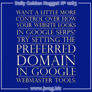 Setting the Preferred Domain for Your Website daily-golden-nugget-1083-29