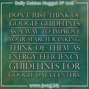 Improve Your Ranking By Lowering the Your Websites Data Center Carbon Footprint daily-golden-nugget-1218-68 Improve Your Ranking By Lowering the Your Websites Data Center Carbon Footprint daily-golden-nugget-1218-68