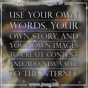 Adding Value To The Internet TBT daily-golden-nugget-1229-84 Adding Value To The Internet TBT daily-golden-nugget-1229-84