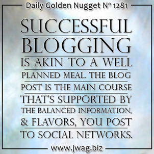 Blogging Is The Balanced Meal That Nourishes Your Website and Plumps Your Business daily-golden-nugget-1281-1