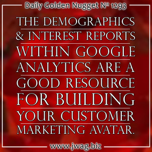 Demographics and Interest Reports: Practical SEO Guide daily-golden-nugget-1293-90