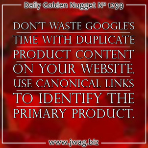 Killed By Duplicate Product Content TBT daily-golden-nugget-1299-92 Killed By Duplicate Product Content TBT daily-golden-nugget-1299-92