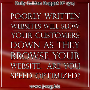 Quick Check For A Code and Speed Optimized Website TBT daily-golden-nugget-1314-37