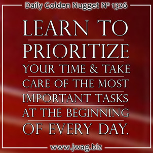 Time Management For The Retail Jeweler: Part 1 daily-golden-nugget-1326-45