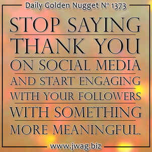 No Thank You - Dont Use Automated Social Media Replies daily-golden-nugget-1373-57 No Thank You - Dont Use Automated Social Media Replies daily-golden-nugget-1373-57