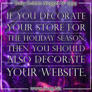 Decorating Your Website For the Holidays TBT daily-golden-nugget-1399-7