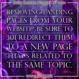 What To Do With Landing Pages Once A Marketing Campaign Is Over daily-golden-nugget-1401-37