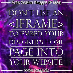Lets Frame These iFrames Correctly - TBT daily-golden-nugget-1409-26 Lets Frame These iFrames Correctly - TBT daily-golden-nugget-1409-26